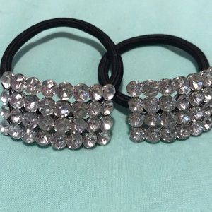 💎TWO fake diamond hair ties!💎